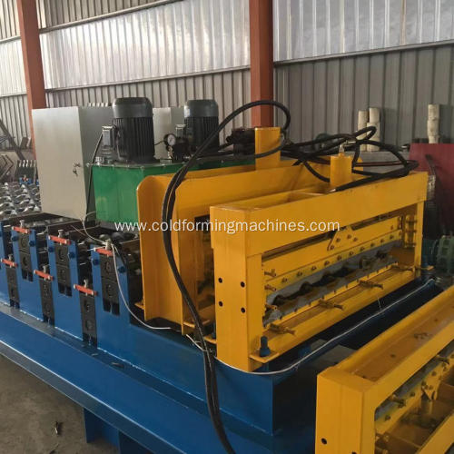 double layer forming machine for roofing sheet